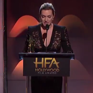 Kate Winslet et Shailene Woodley lors des Hollywood Film Awards à Los Angeles, le 5 novembre 2017.