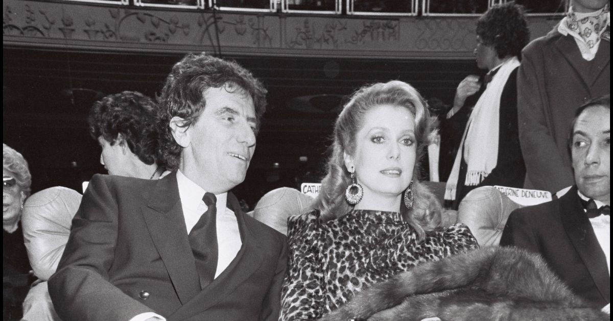 Jack Lang et Catherine Deneuve aux César 1983. - Purepeople