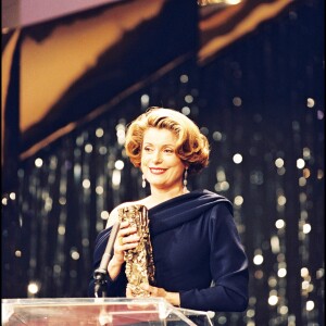 Catherine Deneuve meilleure actrice aux César 1993.