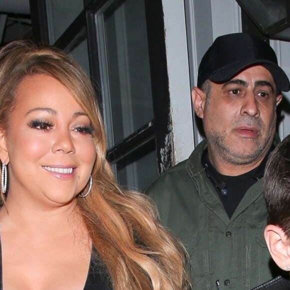 Mariah Carey arrive avec son compagnon Bryan Tanaka au restaurant Gracias Madre à Los Angeles, le 22 septembre 2017.