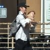 Hayden Christensen profite d'une belle journée ensoleillée en compagnie de sa fille Briar Rose à Studio City. Le père et la fille ont déjeunés ensemble puis ils ont fait une balade à vélo, le 6 novembre 2017.