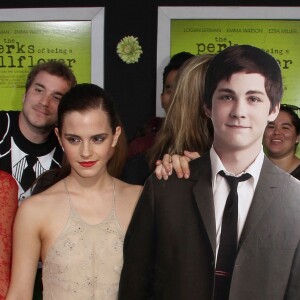 Nina Dobrev, Emma Watson et Ezra Miller - Première diu film "Le Monde de Charlie" à Los Angeles, le 10 septembre 2012.