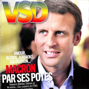 Emmanuel Macron en couverture du magazine "VSD", numéro du 9 novembre 2017.