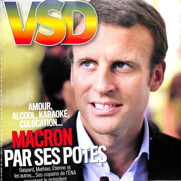 Emmanuel Macron en couverture du magazine "VSD", numéro du 9 novembre 2017.