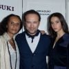 Exclusif - Vincent Perez et sa femme Karine Silla et leur fille Iman Perez - Soirée pour la présentation de la collection de luxe pour cavalières "Miasuki" au restaurant Loulou à Paris le 9 novembre 2017. Miasuki est une collection de vêtements équestres unique pour ses qualités novatrices révolutionnaires combinée avec un style dynamique et élégant. © Julio Piatti/Bestimage