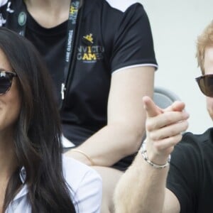 Meghan Markle et le prince Harry le 25 septembre 2017 à Toronto lors des 3e Invictus Games.