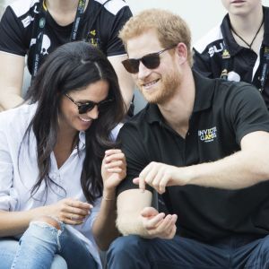 Meghan Markle et le prince Harry le 25 septembre 2017 à Toronto lors des 3e Invictus Games.