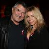 Jean-Marie Bigard et sa femme Lola Marois (Lola Bigard) - Cocktail de bienfaisance 'Octobre Rose' au restaurant Fidèle à Paris, France, le 16 octobre 2017. © Denis Guignebourg/Bestimage