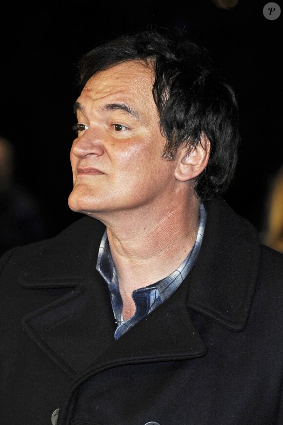 Quentin Tarantino - Première du film "Les Huit Salopards" à Londres. Le 10 décembre 2015