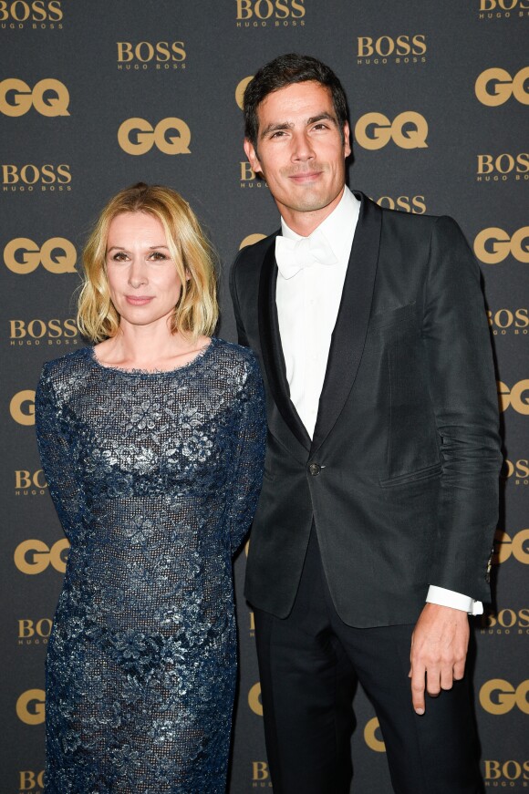 Béline Dolat et Mathieu Gallet lors de la soirée de la 8ème édition des GQ Hommes de l'Année 2017 au Trianon à Paris, France, le 15 novembre 2017. © Coadic Guirec/Bestimage