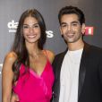 Tatiana Silva et son danseur Christophe Licata lors du photocall de présentation du jury et des nouveaux couples de "Danse avec les Stars" au siège de TF1 à Boulogne-Billancourt, le 28 septembre 2017. © Pierre Pérusseau/Bestimage