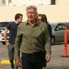 Exclusif - Harrison Ford et sa femme Calista Flockhart avec leur fils Liam sont allés en famille au théâtre Pantages à Los Angeles, le 12 novembre 2017