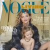 Amanda Booth et son fils Micah en couverture du magazine "Vogue Living". Photo de Coliena Rentmeester.
