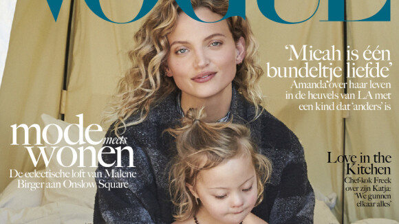 Amanda Booth : Avec son fils trisomique, elle fait la couverture de Vogue