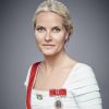 Portrait officiel de la princesse Mette-Marit de Norvège, janvier 2016. © Jørgen Gomnaes / Cour royale de Norvège