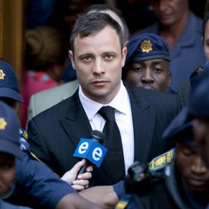 Oscar Pistorius arrive au tribunal de Pretoria. Le 12 septembre 2014.