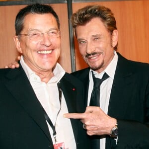 Exclusif - Jean-Claude Camus et Johnny Hallyday dans les coulisses des NRJ Music Awards 2008 à Cannes