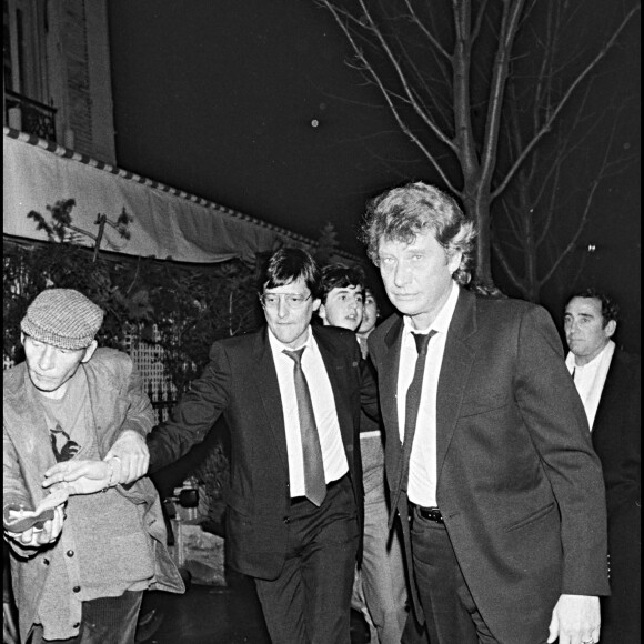 Archives - Johnny Hallyday et Jean-Claude Camus aux César 1983