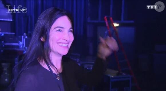 Azucena, femme de Florent Pagny - "Sept à huit life", dimanche 26 novembre 2017, TF1