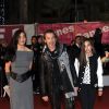 Florent Pagny, sa femme Azucena Pagny et leur fille Ael - 15e édition des NRJ Music Awards au Palais des Festivals à Cannes le 14 décembre 2013.