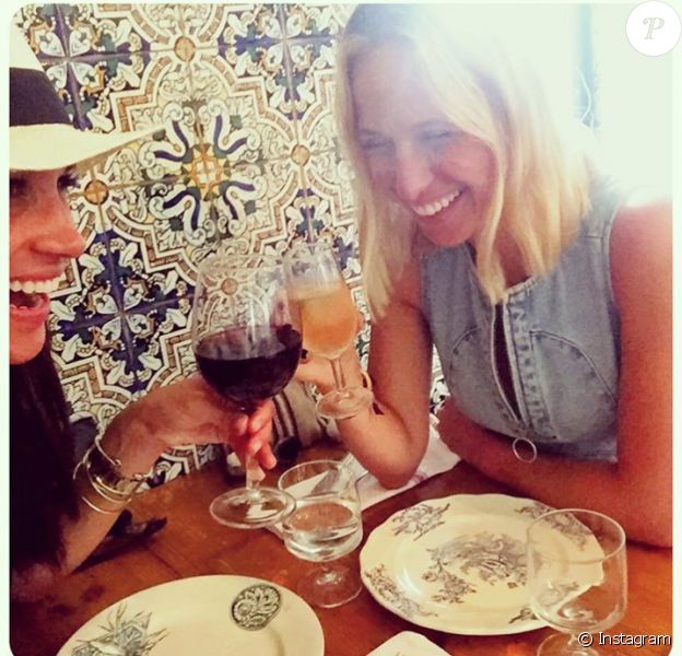 Meghan Markle avec son amie, sa "soeur", Misha Nonoo à Madrid en août 2016. Photo Instagram Meghan Markle et Misha Nonoo.