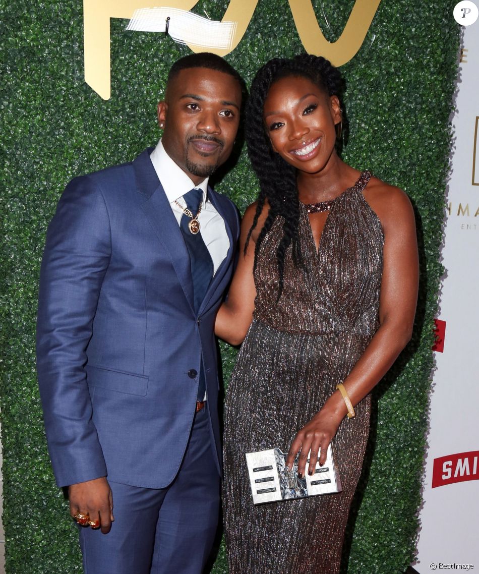 Brandy Norwood et Ray J Célébrités lors des Primary Wave Grammy event