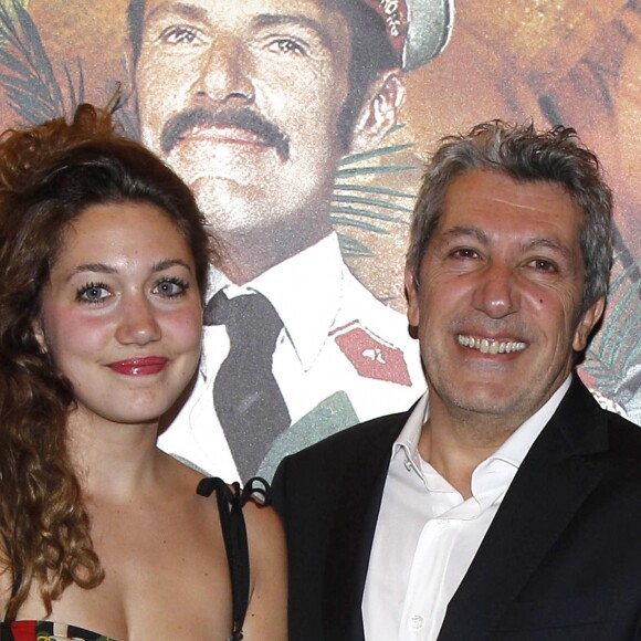 Alain Chabat et sa fille Louise à Paris en mars 2012.