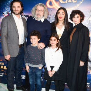 Pio Marmaï, Alain Chabat, Golshifteh Farahani, Audrey Tautou, Simon Aouizerate, Tara Lugassy - Avant-première du film "Santa & Cie" au cinéma Pathé Beaugrenelle à Paris le 3 décembre 2017. © Coadic Guirec/Bestimage