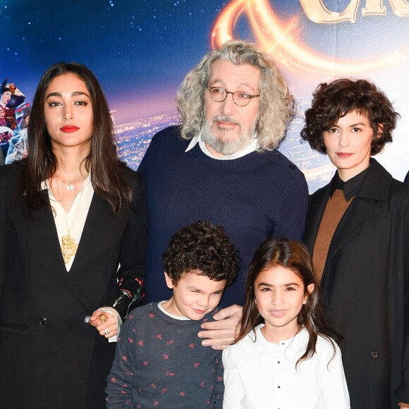 Golshifteh Farahani, Alain Chabat et Audrey Tautou - Avant-première du film "Santa & Cie" au cinéma Pathé Beaugrenelle à Paris le 3 décembre 2017. © Coadic Guirec/Bestimage