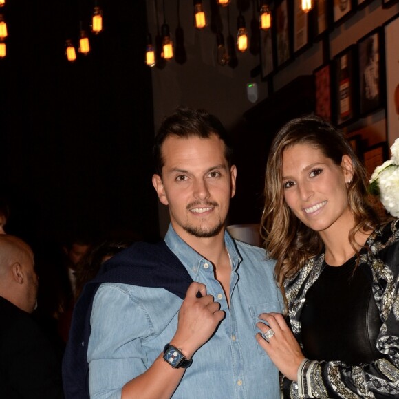 Exclusif - Juan Arbelaez et sa compagne Laury Thilleman (Miss France 2011) - Soirée au Kiehl's Club lors du 43ème Festival du Cinéma Américain de Deauville, le 2 septembre 2017. © Rachid Bellak/Bestimage