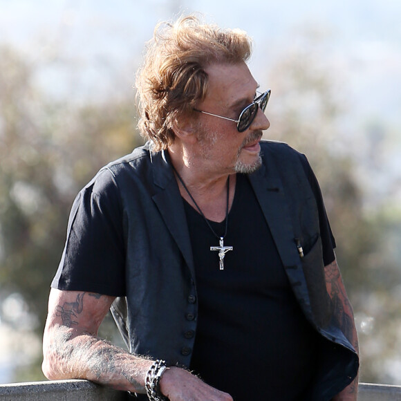 Johnny Hallyday le 27 septembre 2014 à Los Angeles