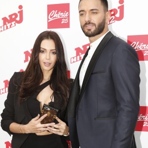 Nabilla Benattia et son compagnon Thomas Vergara - Photocall de la conférence de rentrée du pôle Tv de NRJ Group à la brasserie Polpo à Levallois Perret. Le 28 juin 2017 Christophe Aubert via Bestimage