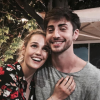 Camille Lou et son amoureux Gabriele, le 30 juillet 2017 en Italie.