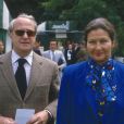 Antoine et Simone Veil au tournoi de tennis de Roland Garros en 1986