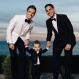 Image du mariage de Robbie Rogers et Greg Berlanti. Instagram, décembre 2017