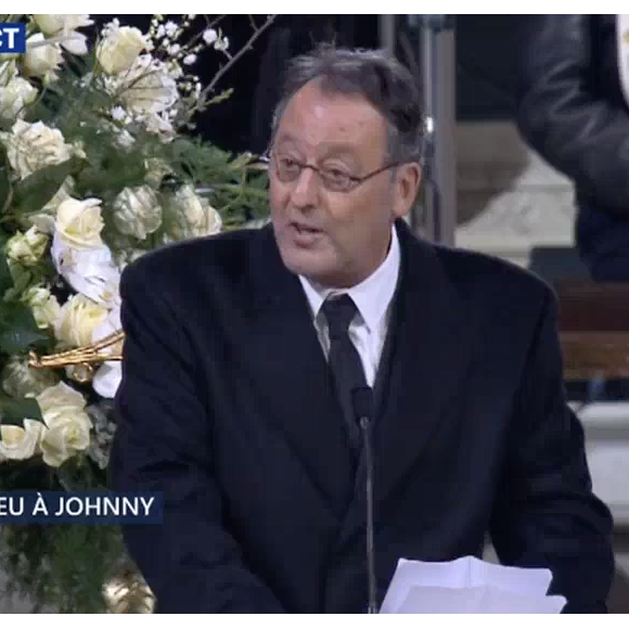 Le discours de Jean Reno lors des obsèques de Johnny Hallyday, le 9 décembre 2017 à Paris.