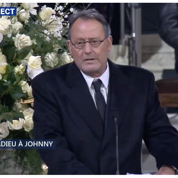 Le discours de Jean Reno lors des obsèques de Johnny Hallyday, le 9 décembre 2017 à Paris.