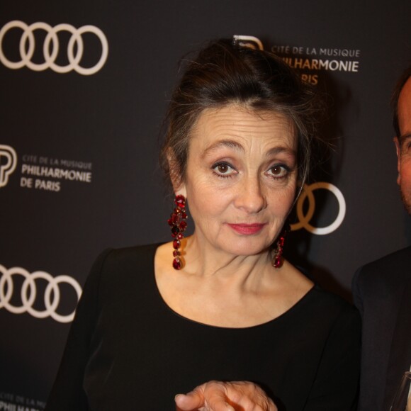 Catherine Ringer - Soirée d'hommage à Gabriel Yared dans le cadre de la 6e édition du week-end des musiques à l'image à la Philharmonie de Paris, le 9 décembre 2017. © Baldini/Bestimage