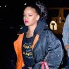 Rihanna arrive à la discothèque l' Avenue pour faire la fête à New York Le 08 décembre 2017.