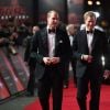 Le prince William, duc de Cambridge et le prince Harry à la premiere de Star Wars, épisode VIII : Les Derniers Jedi au Royal Albert Hall à Londres, le 12 décembre 2017