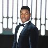 John Boyega à la première de Star Wars, épisode VIII : Les Derniers Jedi au Royal Albert Hall à Londres, le 12 décembre 2017