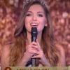 demi-finaliste - Concours Miss France 2018. Sur TF1, le 16 décembre 2017.