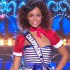 Miss Champagne-Ardenne : Safiatou Guinot en tenue du 14 juillet - Concours Miss France 2018. Sur TF1, le 16 décembre 2017.