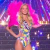 Miss Lorraine : Cloé Cirelli en maillot de bain - Concours Miss France 2018. Sur TF1, le 16 décembre 2017.