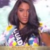 Miss Guadeloupe : Johane Matignon en maillot de bain - Concours Miss France 2018. Sur TF1, le 16 décembre 2017.