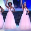 Les 30 Miss rendent hommage à Johnny Hallyday en tenue de gala - Concours Miss France 2018. Sur TF1, le 16 décembre 2017.