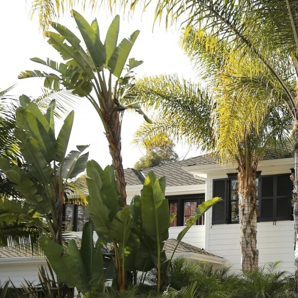Illustration de la maison de Johnny Hallyday à Los Angeles, le 6 décembre 2017