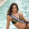 Miss Provence en maillot de bain lors du voyage Miss France 2018 en Californie, en novembre 2017.