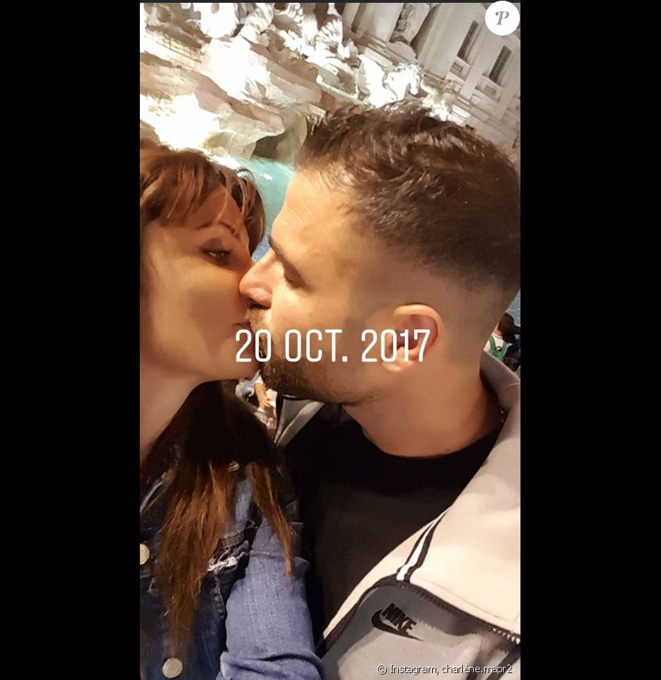Charlène et Florian en voyage romantique à Rome, 14 décembre 2017, Instagram