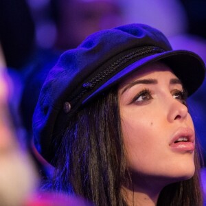 Nabilla Benattia - Soirée boxe No Limit - Episode II dans l'enceinte du Palais des Sports de Levallois-Perret, France, le 14 décembre 2017. © Cyril Moreau/Bestimage